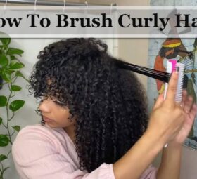 How to Brush Curly Hair