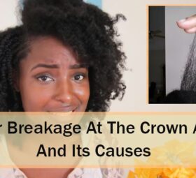 hair breakage at the crown