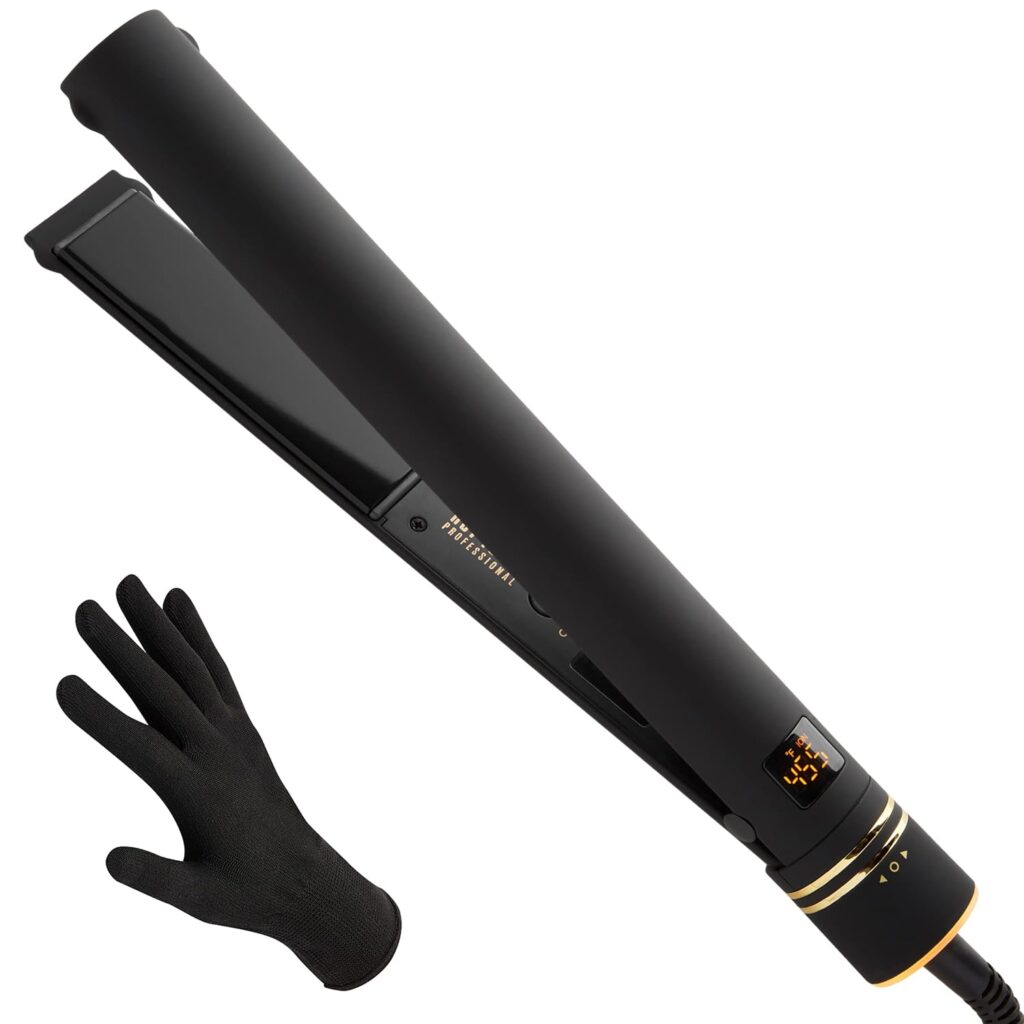 Hot Tools Pro Artist Black Gold Evolve Ionic Salon Hair Flat Iron