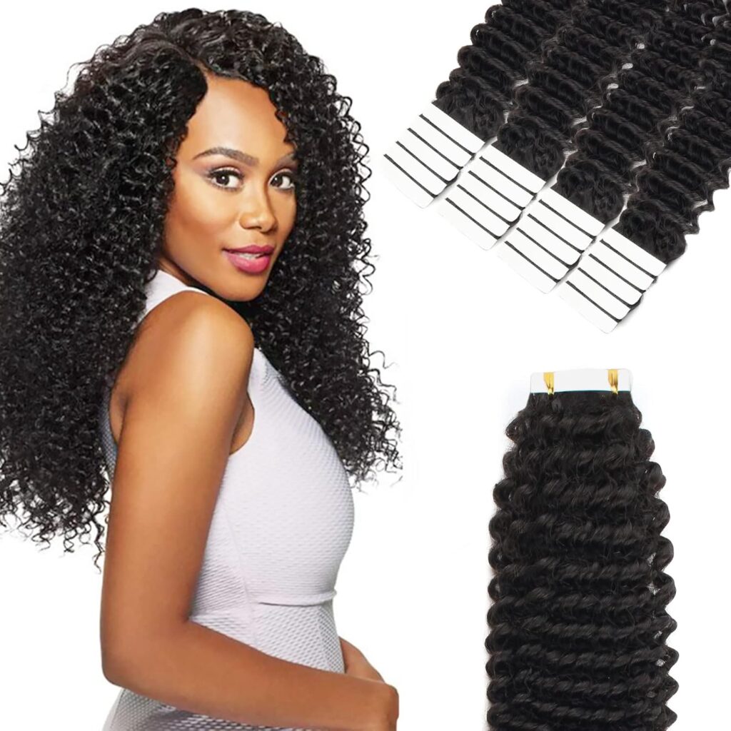 LOVRIO Thick Yaki Straight Clip-in Human Hair Extensions