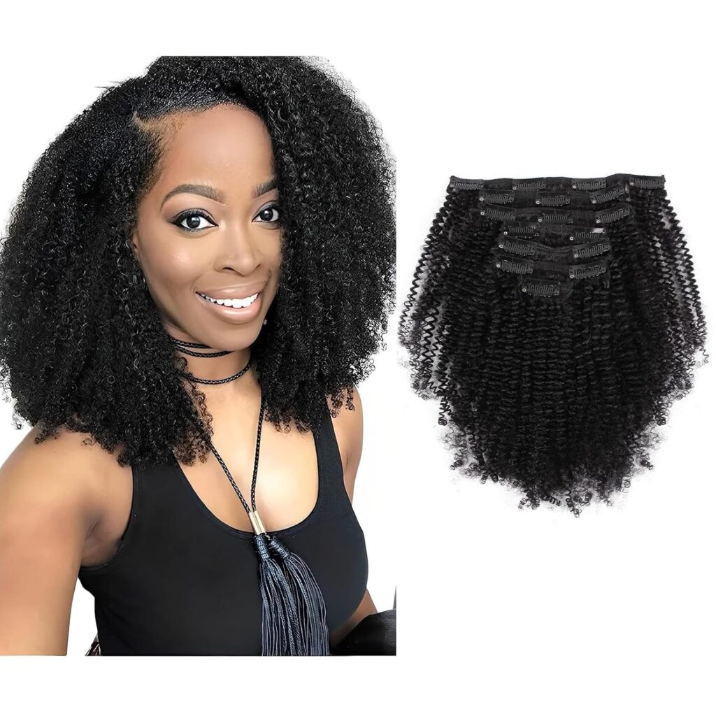 Sassina 4B 4C Human Hair Clip-In Extensions