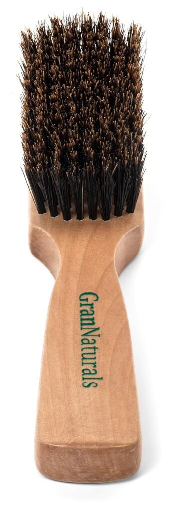 GranNaturals Soft Mens Boar Bristle Hair Brush